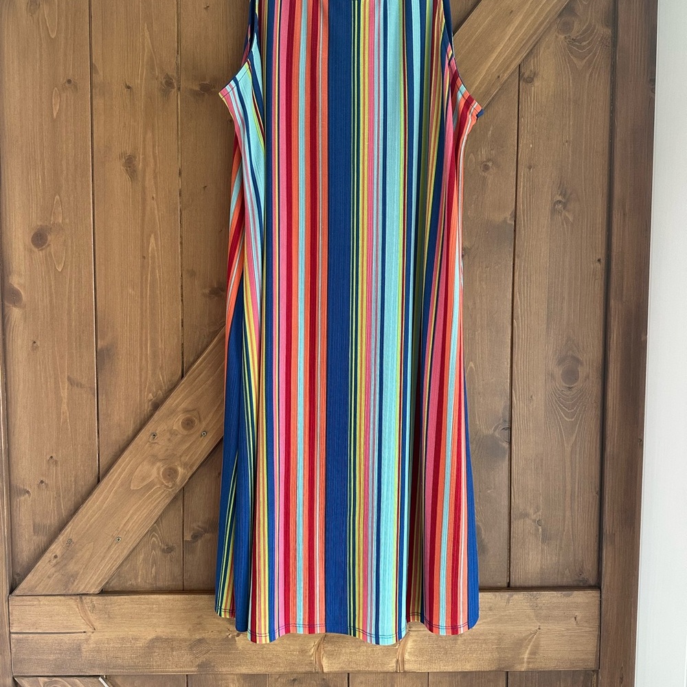 Versona Multicolor Striped Dress